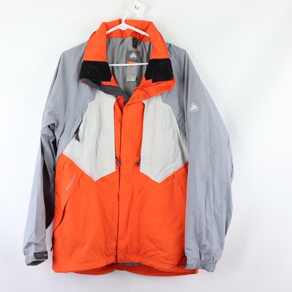 Vtg Nike ACG Mens Medium Storm Fit Jacket Orange